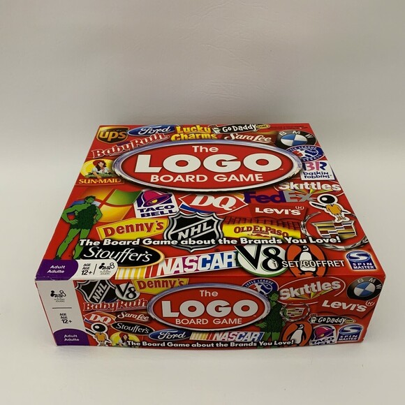 The Logo Board Game From Spin Master NIB - Picture 2 of 7